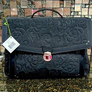 Vera Bradley Laptop Attache Black